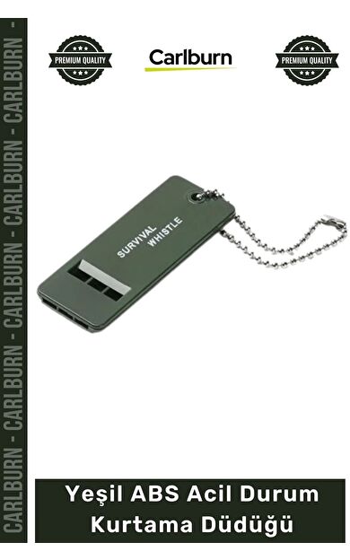 #Düdük Dayanıklı Yüksek Sesli Kamp Outdoor Survival Emniyet Yeşil ABS Acil Durum Kurtama Düdüğü