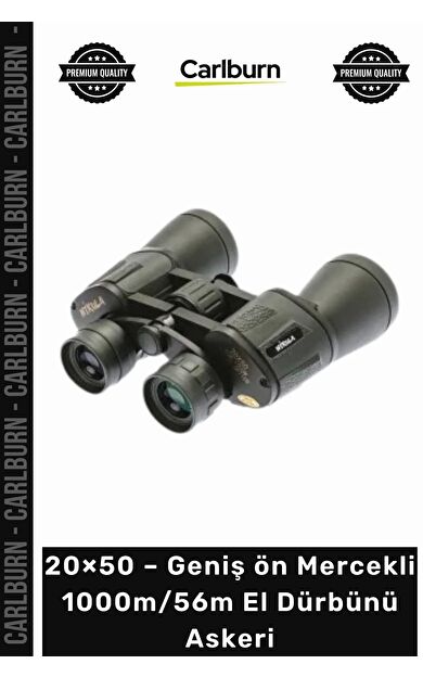 #Dürbün Profesyonel Gözlem 20×50 – Geniş ön Mercekli – 1000m56m El Dürbünü – Askeri