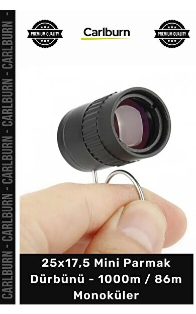 #Dürbün Rus Metal Zoom Optik 25x175 Mini Parmak Dürbünü 1000m 86m Monoküler