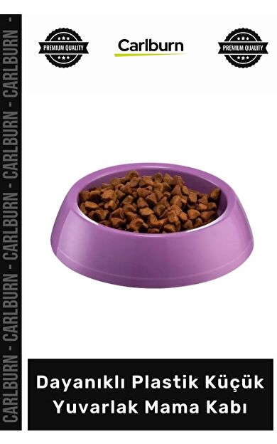 #MamaKabı Dayanıklı Plastik Yıkanabilir Hijyenik Kedi Köpek Besleme Küçük Yuvarlak Mama Kabı