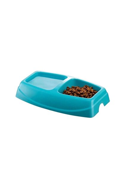 Özel Üretim Dayanıklı Plastik Evcil Hayvan Kedi Köpek Mama Su Kabı İkili Küçük Mama Kabı