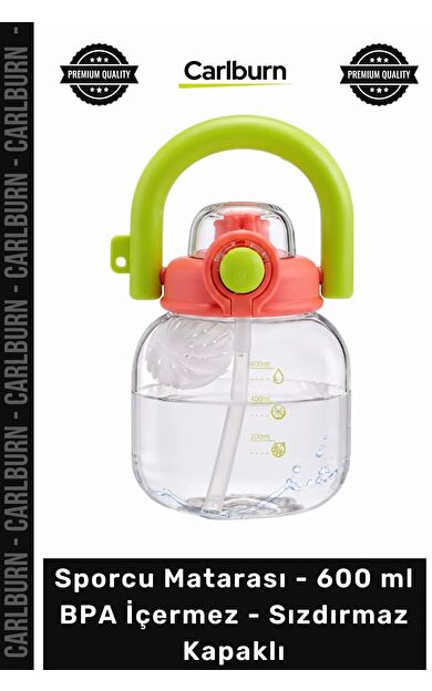 Özel Üretim Fitness Karıştırıcı Toplu Sporcu Matarası 600 ml BPA İçermez Sızdırmaz Kapaklı