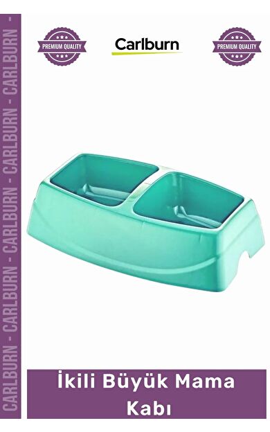 #Petshop Dayanıklı 1 Sınıf Plastik Küçük Irk Kedi Köpek Servis Kabı Hijyeni İkili Küçük Mama Su Kabı