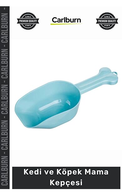 #Petshop Dayanıklı Plastik Ergonomik Saplı Kemik Tasarımlı Ölçülü Pratik Kedi Köpek Mama Kepçesi