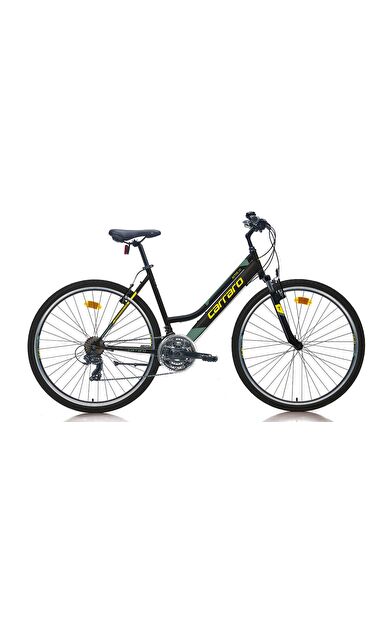 Carraro Active 292 28" Jant 46 CM Kadro 21 Vites Şehir Bisikleti SİYAH SARI