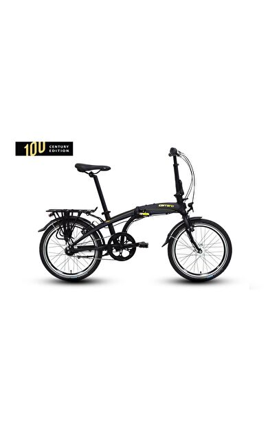 Carraro Flexi CE V Fren 20"Jant 7 Vites 32 Kadro Katlanır Bisiklet Mat Siyah Antrasit Altın