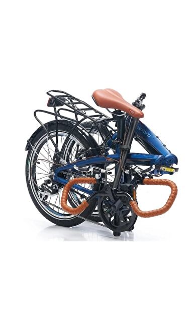 Carraro Flexi Comfort 20" Jant 32 CM 8 Vites V-Fren Katlanır Bisiklet Navy Mavi