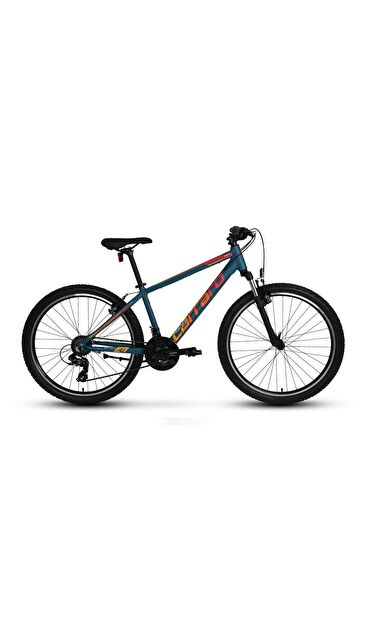 Carraro Force 400 V-Fren 24" Jant 21 Vites Erkek Çocuk Dağ Bisikleti Mat Petrol Kırmızı Turuncu Renk