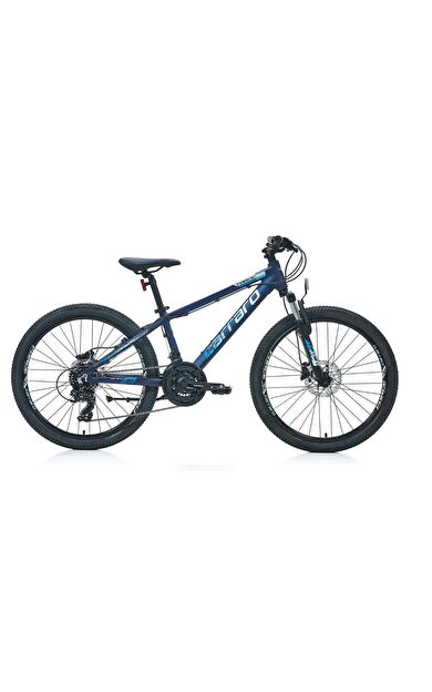 Carraro Force 420 Hidrolik Disk Fren 24"Jant 21 Vites Erkek Çocuk Dağ Bisikleti Mat Mavi Gümüş