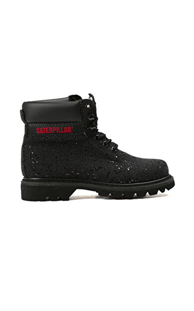 Cat COLORADO IRIDESCENT Kadın Botu 015Z101150-BLACK-GLITTER-DERI Siyah