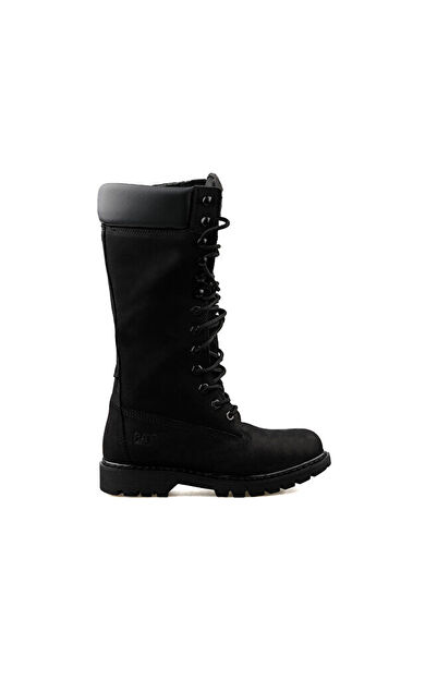 CAT Clovis Hi Kadın Günlük Çizme 015Z101214-BLACK-NUBUK Siyah