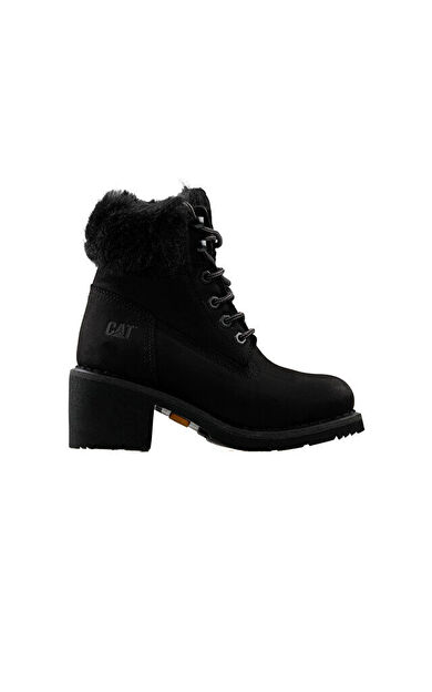 CAT 015Z101217 Nikki Black Nubuk Kadın Günlük Bot 015Z101217-NIKKI-BLACK-NUBUK Siyah