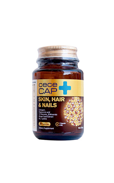 Cececap Skin Hair Nails Takviye Edici Gıda 30 Kapsül