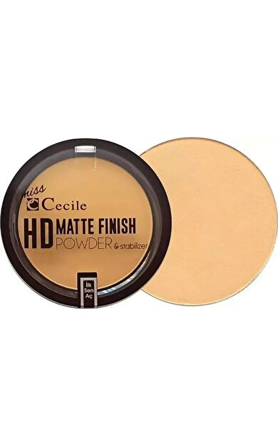 Cecile Miss HD Matte Finish Powder & Stabilizer 07 Light Orange Beige