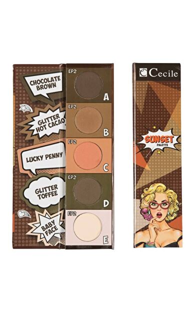 Cecile Eyeshadow Palette Far Paleti Ep2