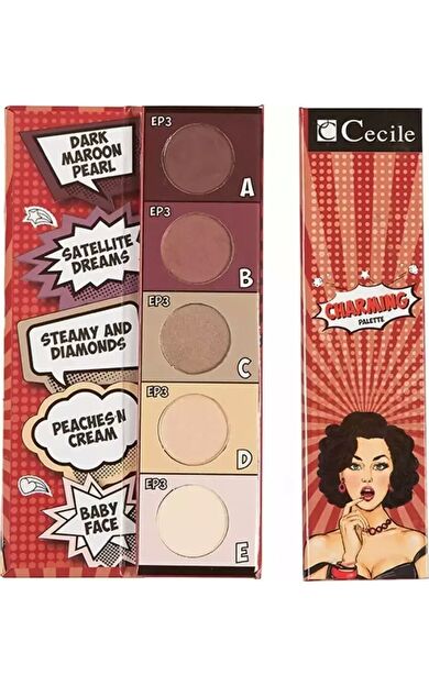 Cecile Eyeshadow Palette Far Paleti Ep3