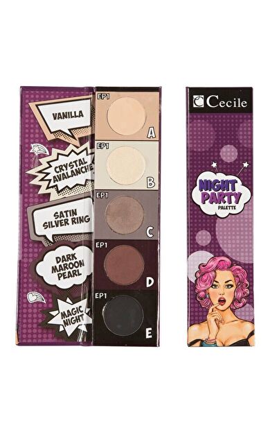 Cecile Eyeshadow Palette Far Paleti Ep01