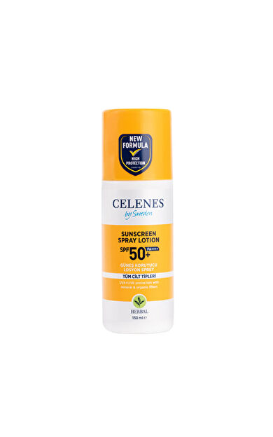 Celenes By Sweden Güneş Koruyucu Losyon Sprey Spf+50 150 ml