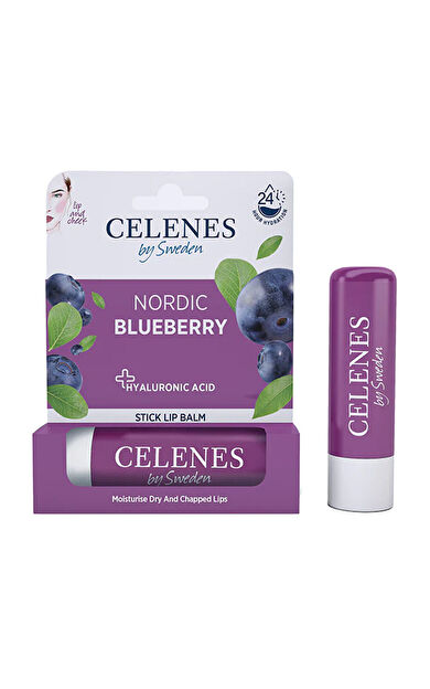 Celenes Nordic Blueberry Stick Lip Balm 4,8 Gr