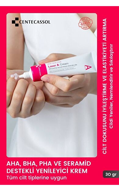 Sivilce Ve Komedon Karşıtı, Yenileyici, Temizleyici, Yaşlanma Karşıtı, Aha-bha-pha Içeren Krem