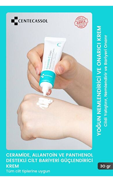 Nemlendirici, Bariyer Onarıcı, Yatıştırıcı, Elastikiyet Arttırıcı Seramid Içeren Ceramide Krem
