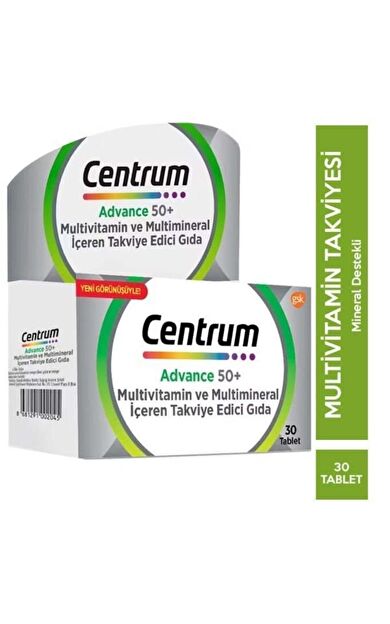 Centrum Advance 50+ Multivitamin 30 Tablet- SKT: 03/2028