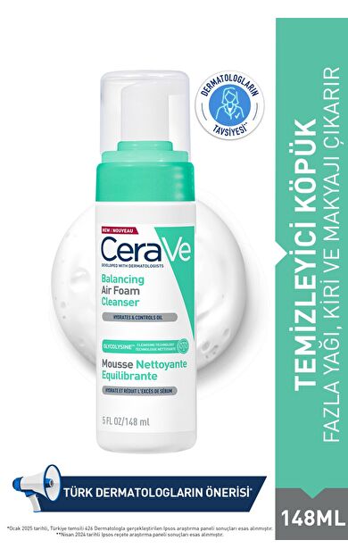 Cerave Balancing Air Foam Cleanser 148 ml