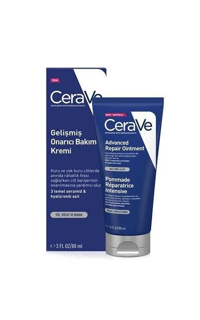 CeraVe Gelişmiş Onarıcı Bakım Kremi 88 Ml-SKT:6M