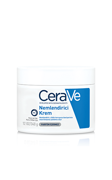 CeraVe Nemlendirici Yüz Ve Vücut Kremi - Kuru Ciltler İçin Seramid Ve Hyalüronik Asit İçerikli 340 gr