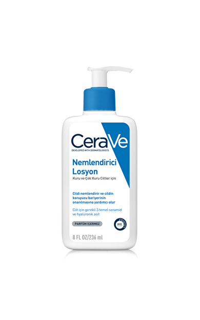 CeraVe Nemlendirici Yüz ve Vücut Losyonu-Seramid Ve Hyalüronik Asit İçerikli 236 ml