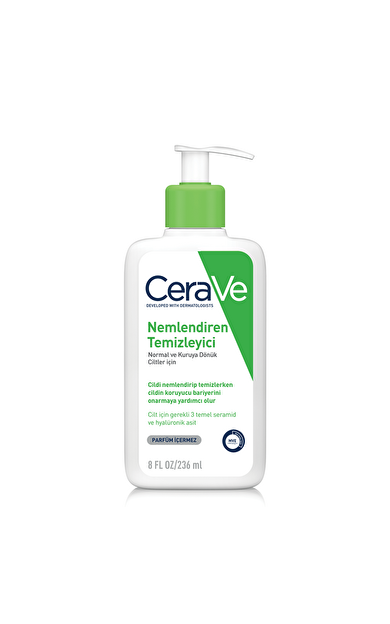 CeraVe Normal Ve Kuru Ciltler İçin Nemlendiren Temizleyici 236 ml