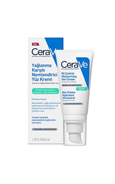 CeraVe Yağlanma Karşıtı Nemlendirici Yüz Kremi 52 ml
