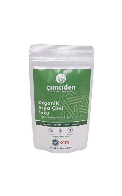 ÇİMCİDEN Organik Arpa Çimi Tozu 60g