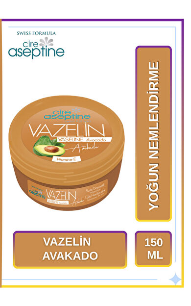 Cire Aseptine Vazelin Avokado Özlü 150 Ml