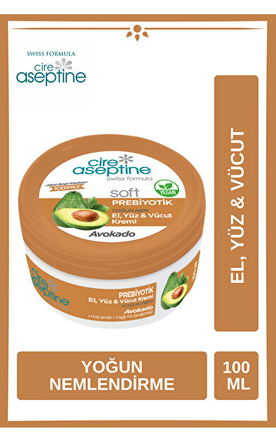Cire Aseptine Soft Avokado Nemlendirici Bakım Krem 100 Ml