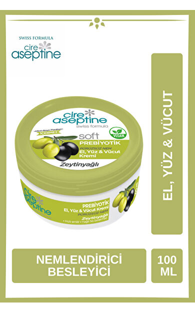 Cire Aseptine Soft Krem Zeytinyağ 100 Ml Krem