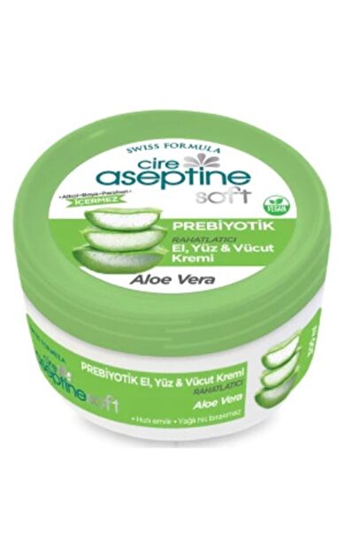Cire Aseptine Soft Nemlendirici Bakım Kremi Aloe Vera 300 Ml