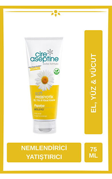 Cire Aseptine Soft Papatya Nemlendirici Bakım Kremi 75 Ml