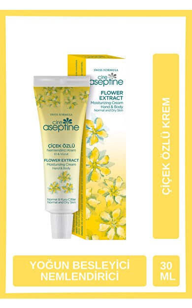 Cire Aseptine Çiçek Özlü Nemlendirici Tüp Krem 30 Ml