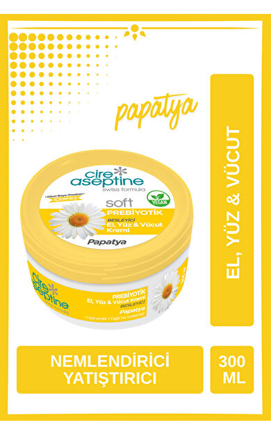 Cire Aseptine Krem 300Ml Prebiyotik Papatya