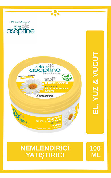 Cire Aseptine Soft Papatya Nemlendirici Bakım Kremi 100 Ml