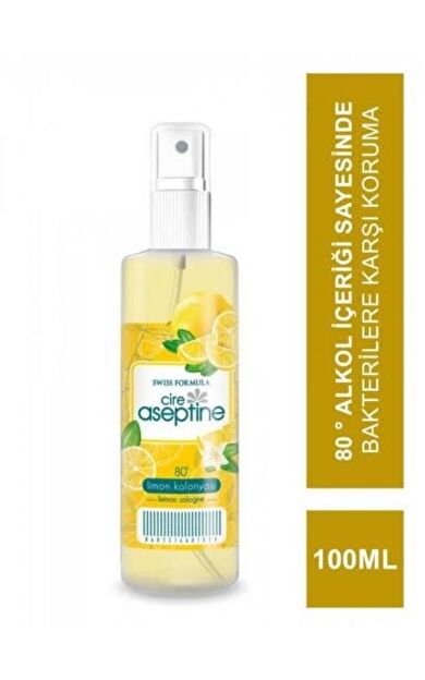 Cire Aseptine Limon Kolonyası 100 Ml Sprey