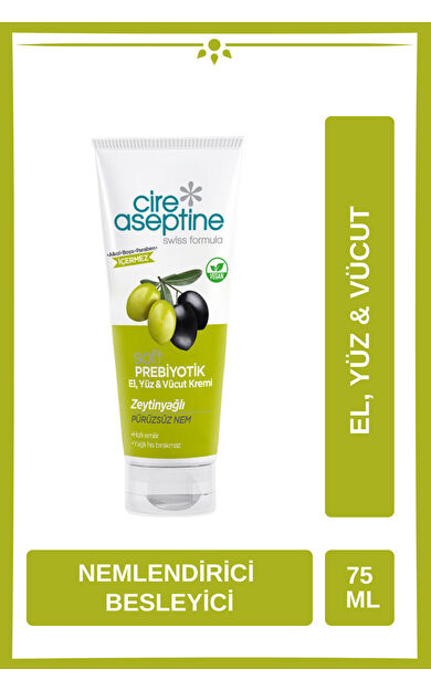 Cire Aseptine Soft Zeytinyağlı Nemlendirici Bakım Kremi 75 Ml
