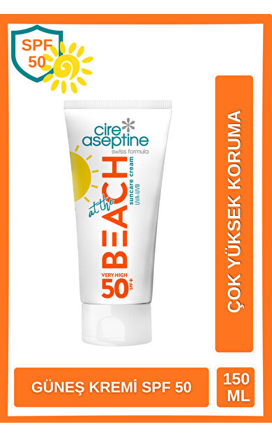 Cire Aseptine At The Beach Güneş Kremi Very High 50+ Spf 150 Ml