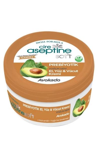 Cire Aseptine Kavanoz Soft Krem Avokado 30 ml