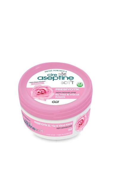 Cire Aseptine Soft Gül Özlü Nem Dengeleyici ve Besleyici Prebiyotikli Krem 200 ml
