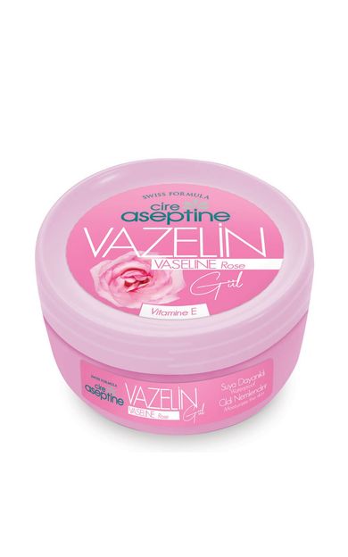 Cire Aseptine Vazelin El, Yüz ve Vücut Nemlendirici  ROSE 150ml