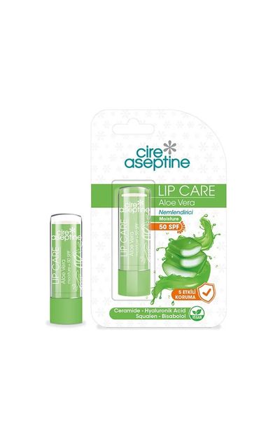 Cire Aseptine Aloe Vera Nemlendirici Lip Care 4,5 Gr