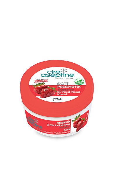 Cire Aseptine Soft Prebiyotik Çilek El Yüz Ve Vücut Kremi 100 Ml