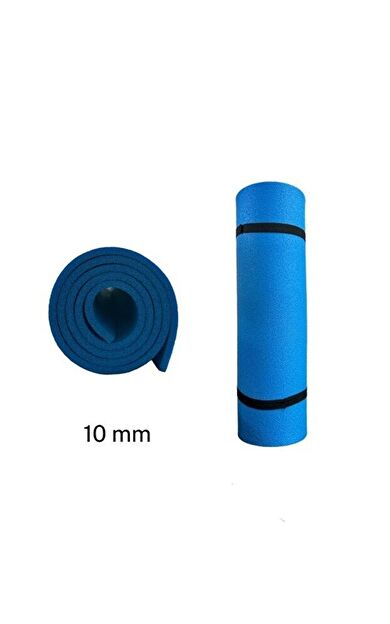 CKSPOR 10 mm Mavi-Siyah Pilates Matı – Çift Renkli Yoga ve Pilates Minderi